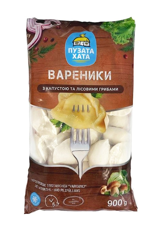 Puzata Hata Wareniki with cabbage and mushrooms 900g