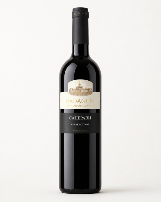 Wine red 0,75L Alc. 13% Badagoni Saperavi dry