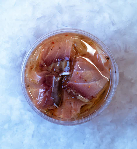 Marinated Sturgeon in oil 1kg