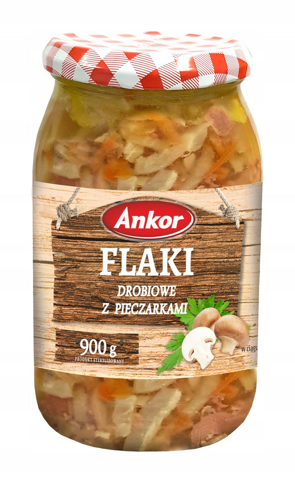 ANKOR Poultry Tripe with Mushrooms 900g