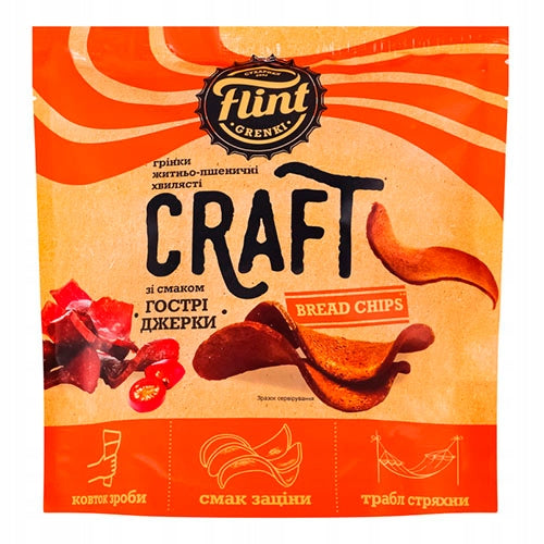 Flint Craft Spicy Jerky Wavy Croutons 80g