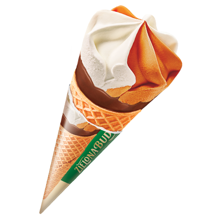 Zielona budka caramel waffel