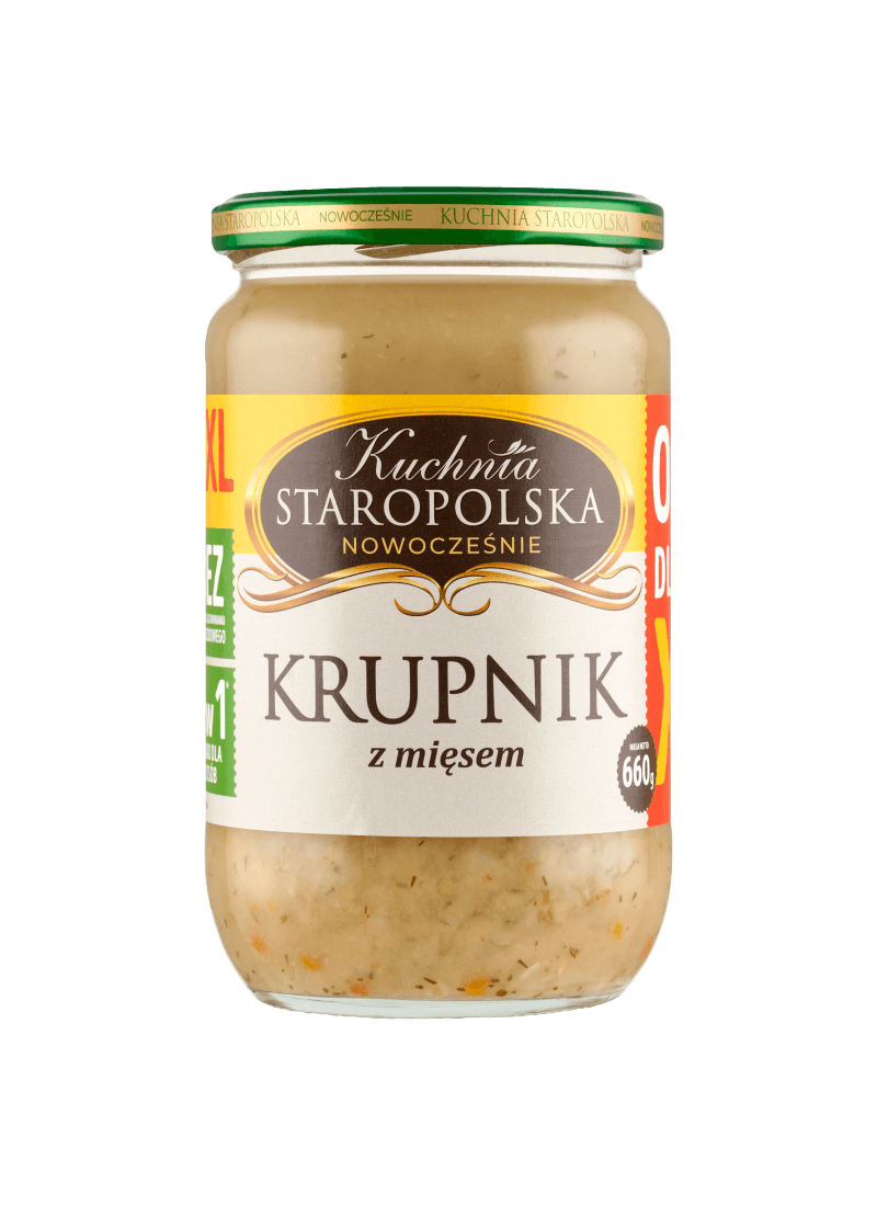 Kuchnia Staropolska Traditional Barley Soup with Chicken (Krupnik) 660 g