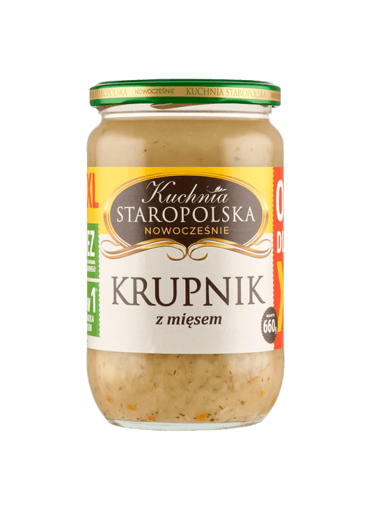 Kuchnia Staropolska Traditional Barley Soup with Chicken (Krupnik) 660 g