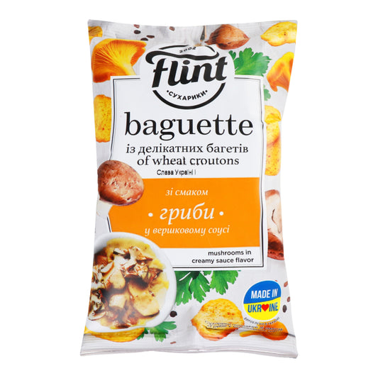 Flint Baguette Croutons with Mushrooms in Cream Sauce Flavour 60 g