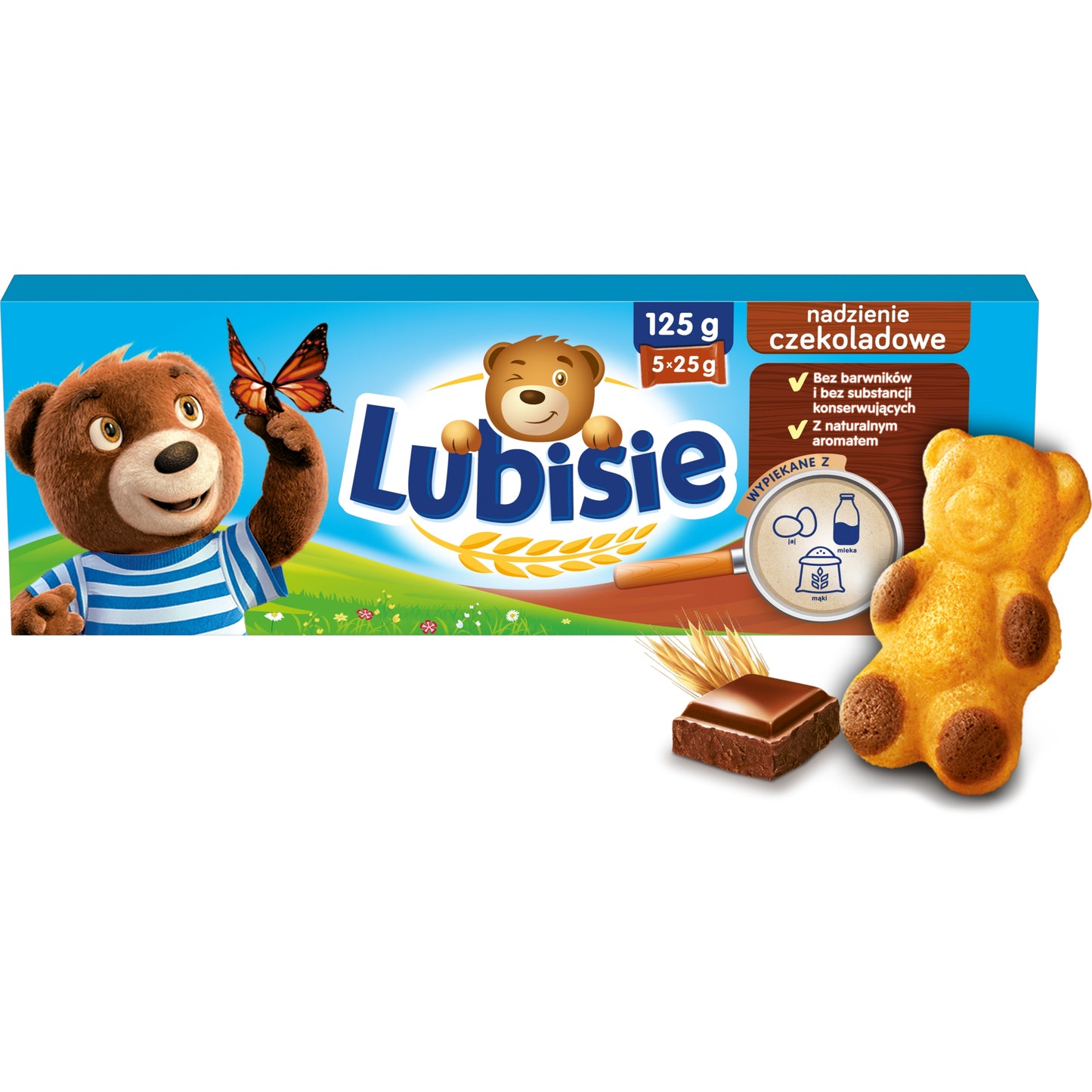 Lubisie Chocolate Biscuits 125g (5×25g)