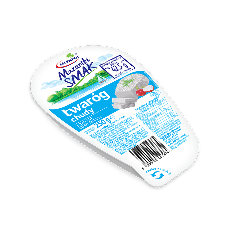 Mlekpol white cheese without fat 250g