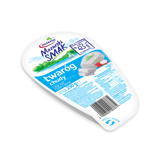 Mlekpol white cheese without fat 250g
