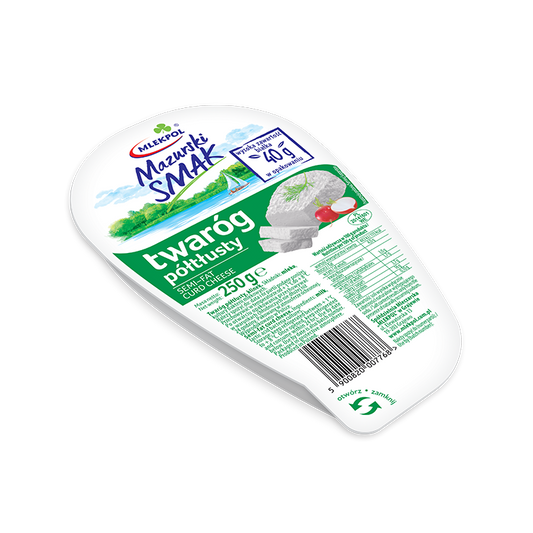 Mlekpol cottage cheese semi-fat 250g