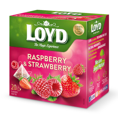 Loyd Raspberry & Strawberry Tea 40g