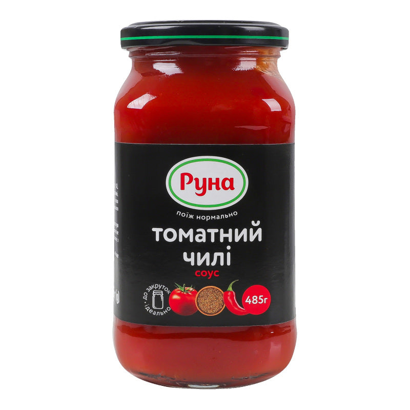 Runa Ukrainian ketchup tomato chili 485g