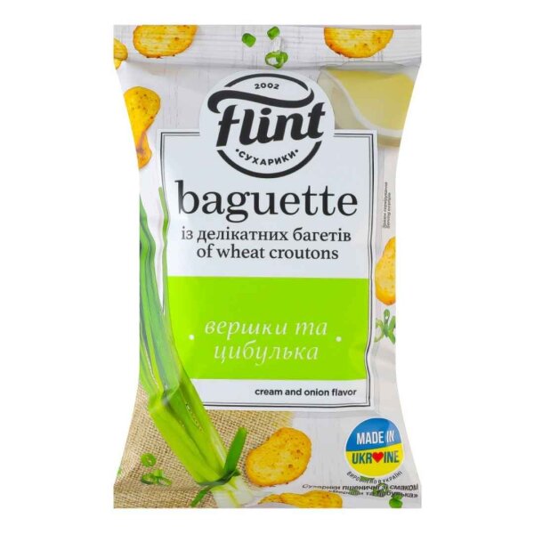 Flint Baguette Croutons Sour Cream & Onion 60g