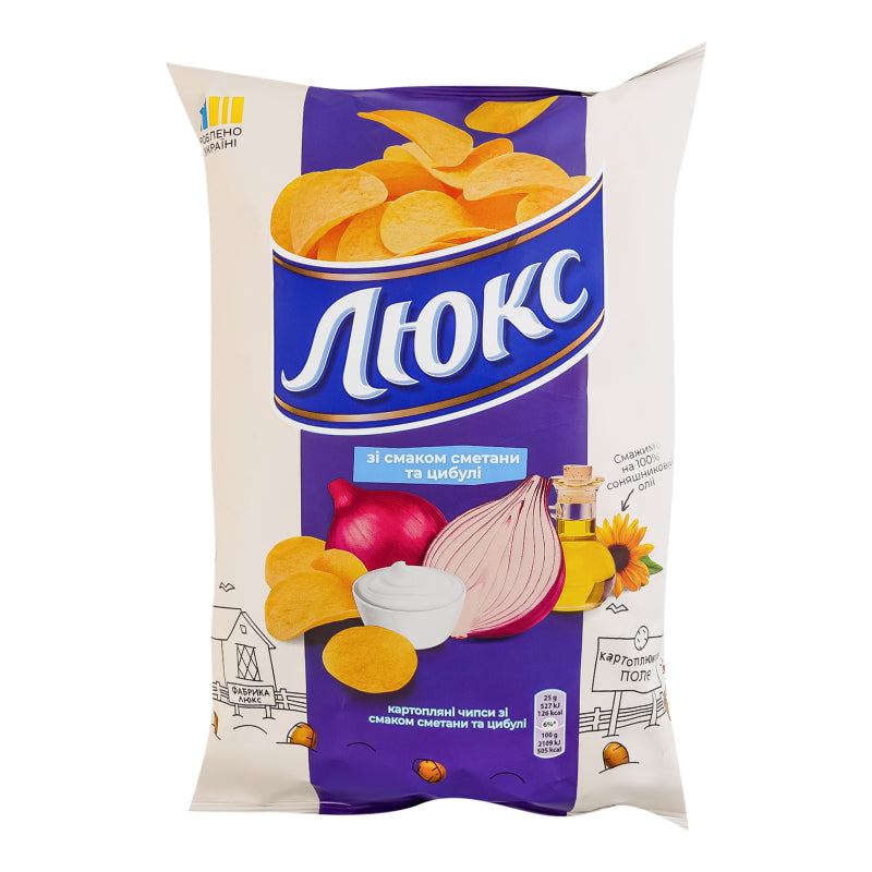 Luks Sour Cream & Onion 125g