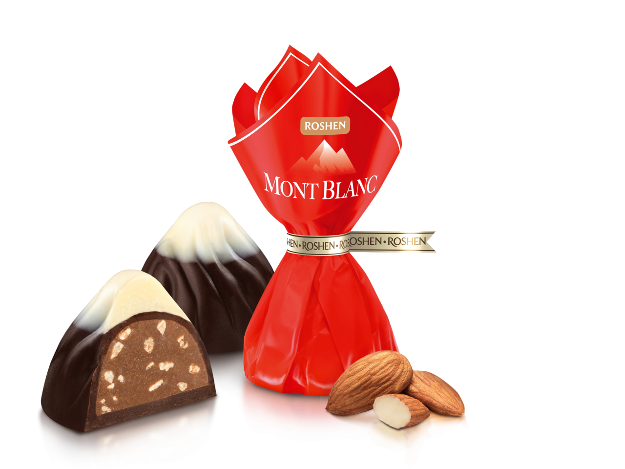 Roshen Mont Blanc with Almond