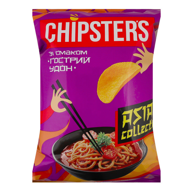 Chipsters Potato Chips Spicy Udon Flavor 100g