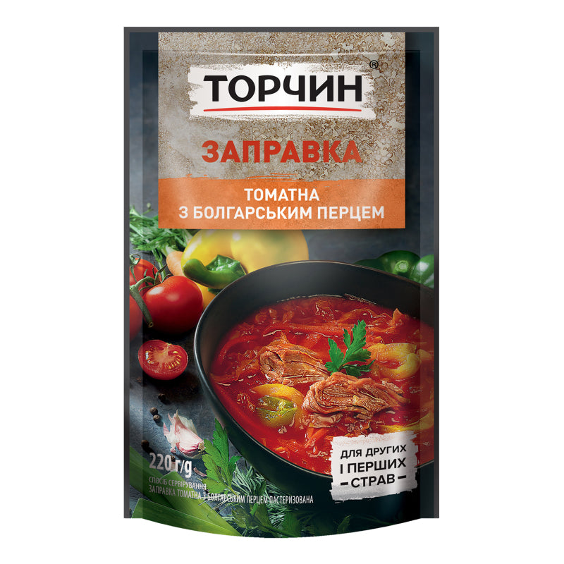 Torchin Borscht Dressing with Bell Pepper 220g