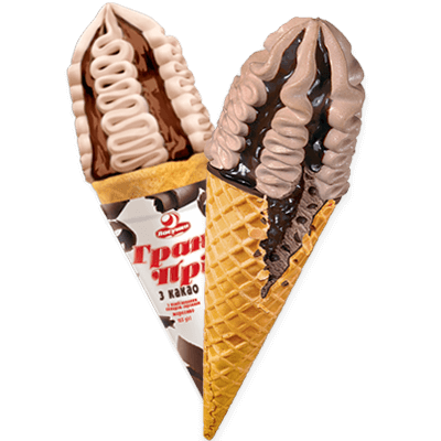 Lasunka Grand Prix Cocoa Ice Cream Cone 155g