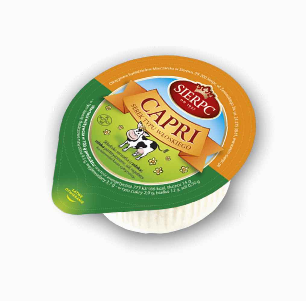 Capri Italian-Style Fresh Cheese 220 g — OSM Sierpc