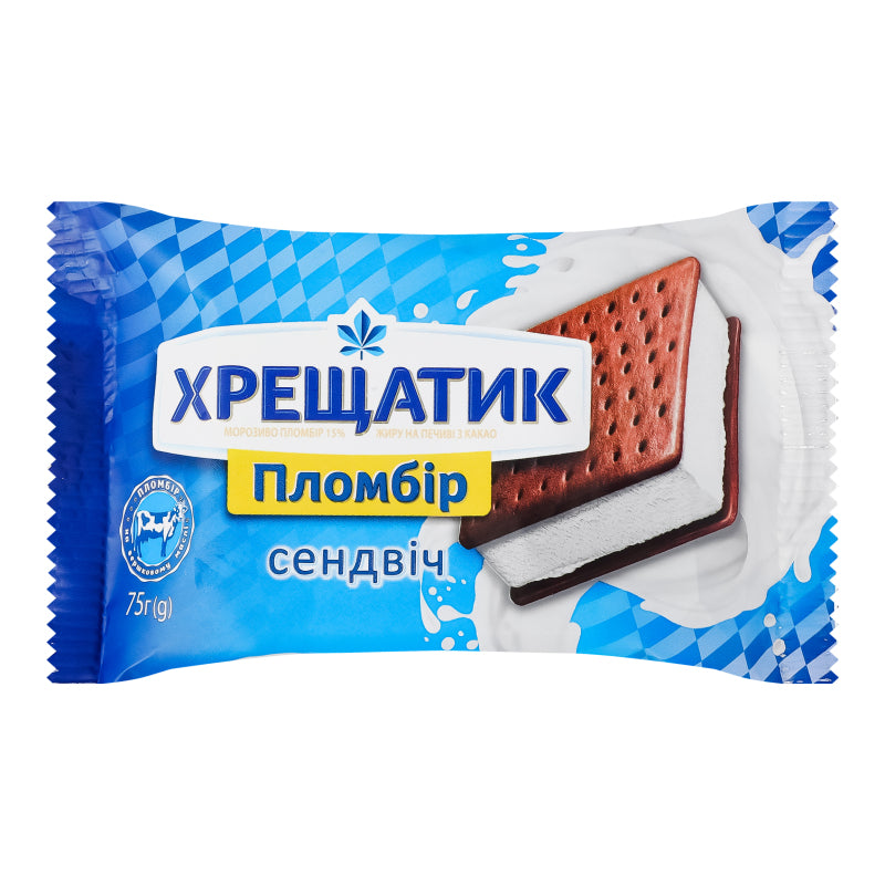 Kreshatik Vanilla Ice Cream with Cocoa Cookies