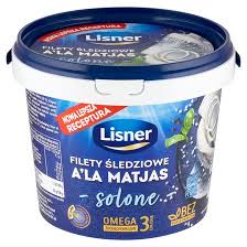 Lisner saltede sildefilet i saltvand 800g
