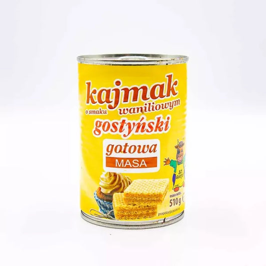 Gosynski kajmak with vanilla flavor, concentrated whole milk 510g