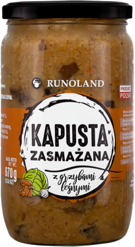 RUNO Braised Cabbage with Mushrooms 670g