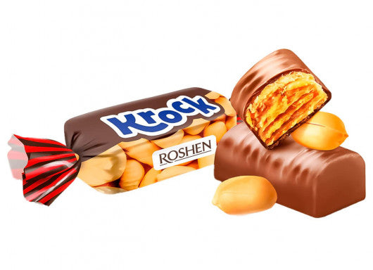 Roshen Krock Peanut Caramel Candies 1kg