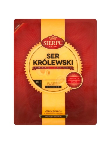 OSM Sierpc Royal Yellow Cheese Slices 150g