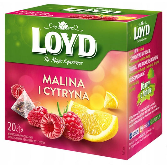 Loyd Raspberry & Lemon 40g