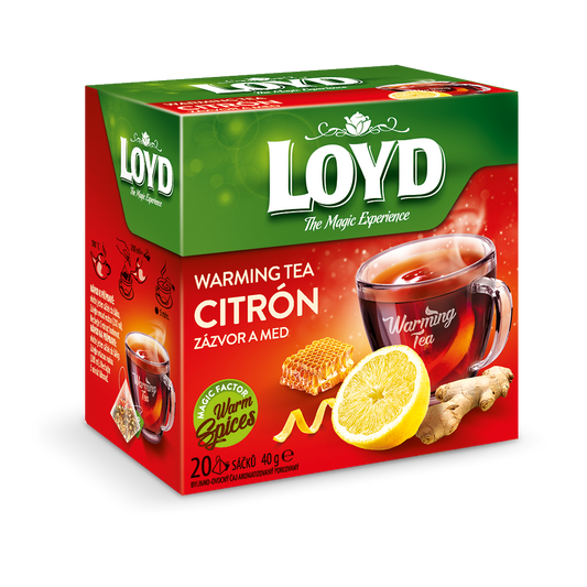 Loyd Warming Tea Ginger, Lemon & Honey 20 Tea Bags