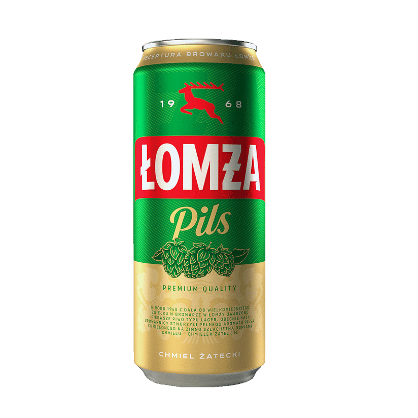 Lomza Pils beer 5,4% 0,5L Pant A