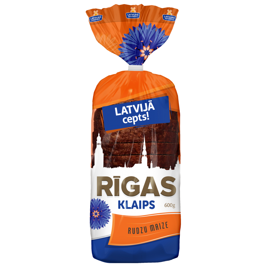 Rīgas Klaips Rye Bread 600g