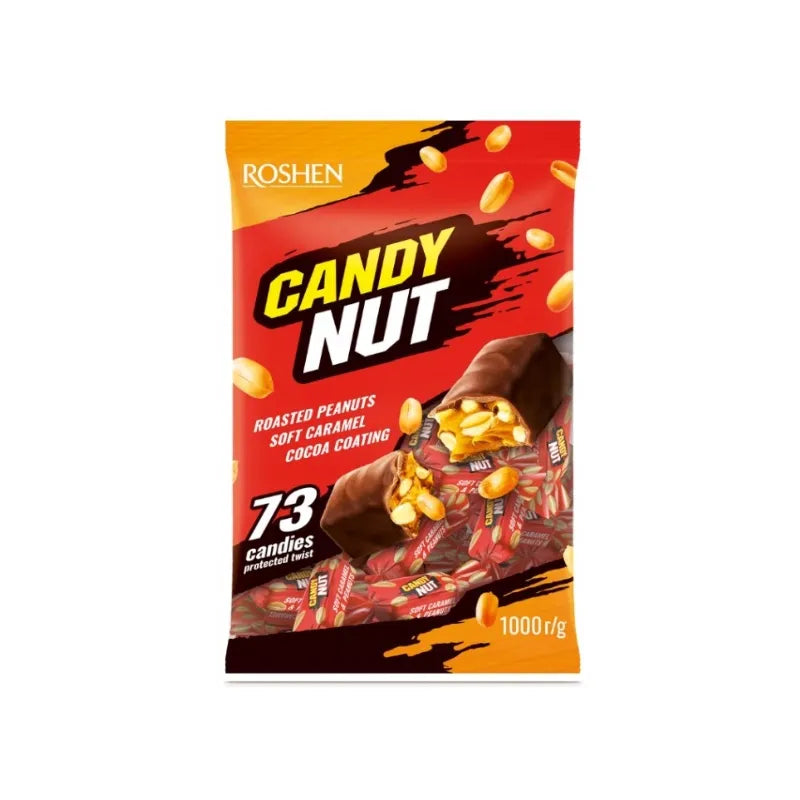 Roshen Candy Nut Peanut Caramel Candies
