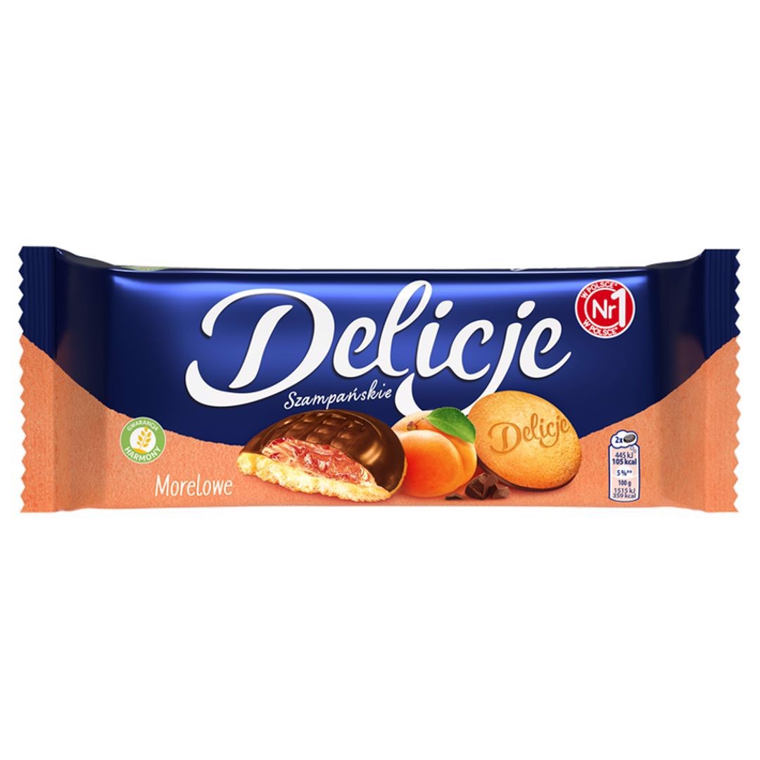 Delicje Peach 147g