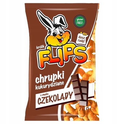 Flips Puff Corn Chocolate 70g