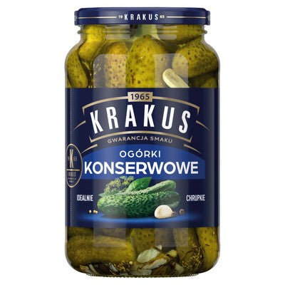 Krakus Pickled Cucumbers with Dill 920g
