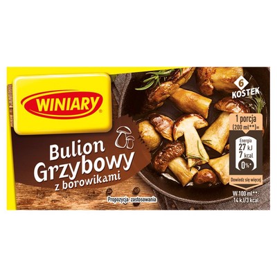Winiary Forest Mushroom Stock Cubes 60g