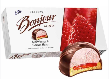 Bonjour Strawberry and Cream 232g