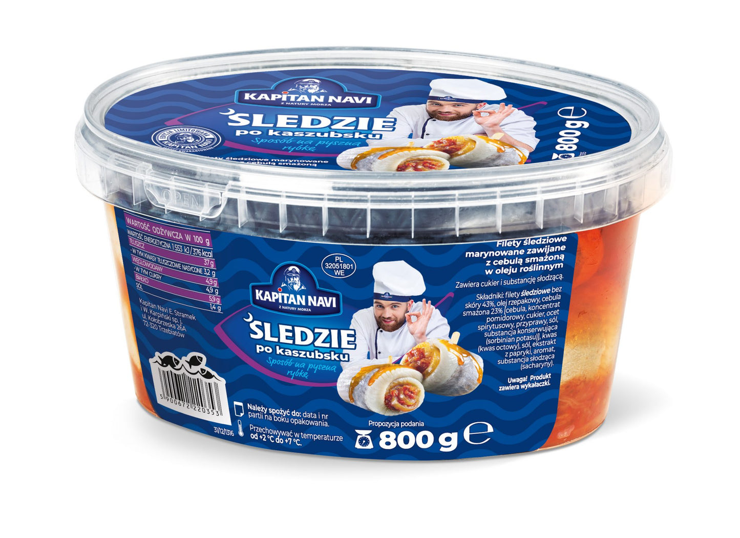 Kapitan Navi sild a la kaszuby 800g