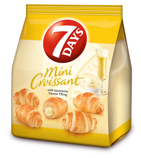 7days mini croissants spumante flavour filling 185g